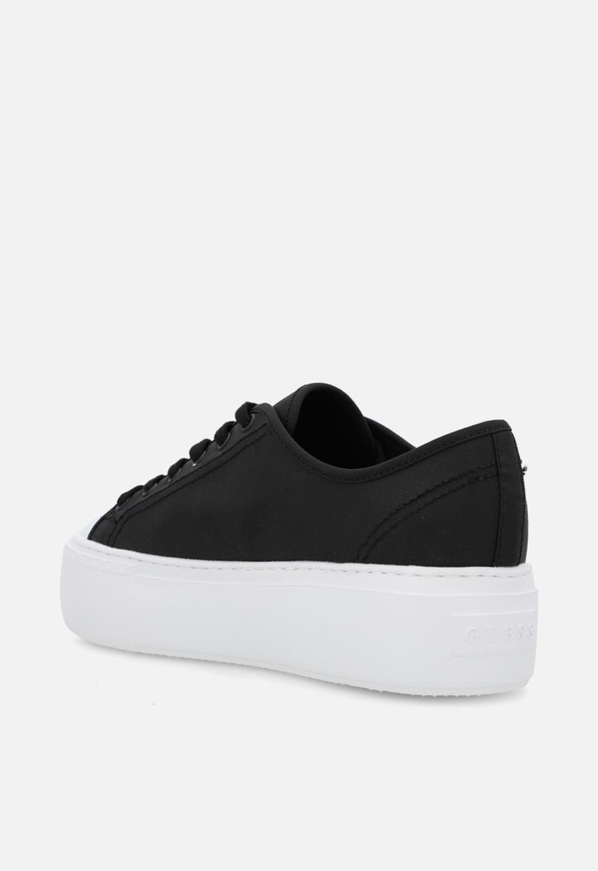 GUESS - Dressy twill sneaker - black