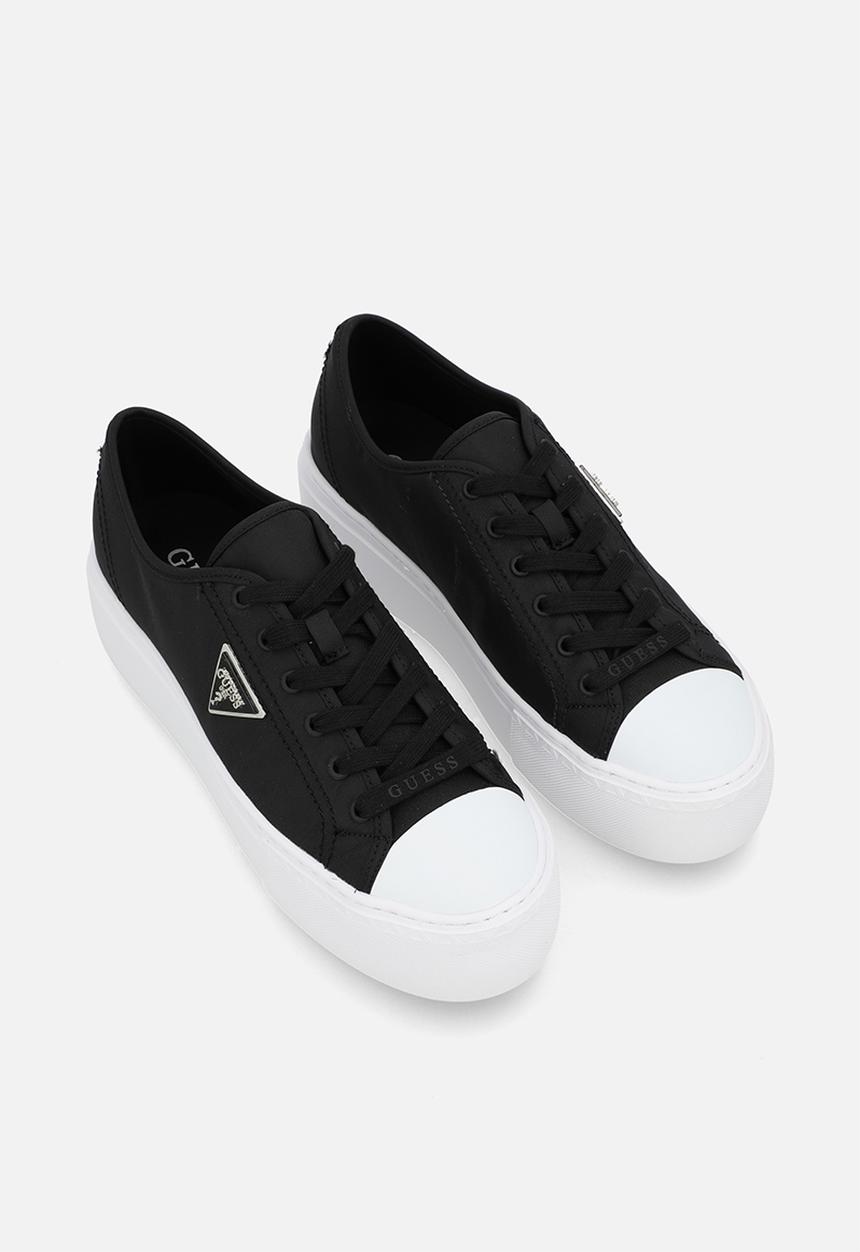 GUESS - Dressy twill sneaker - black