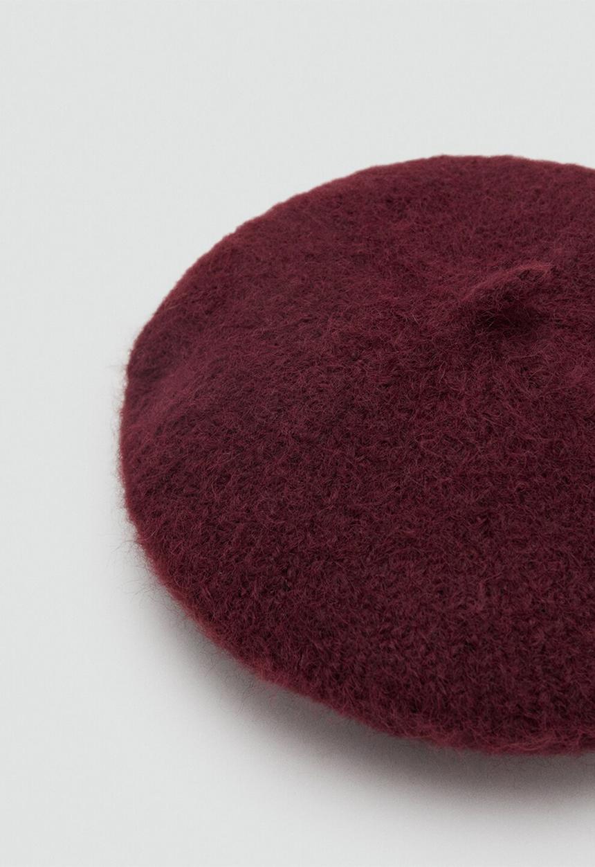 MANGO - Bonnie beanie-dark red