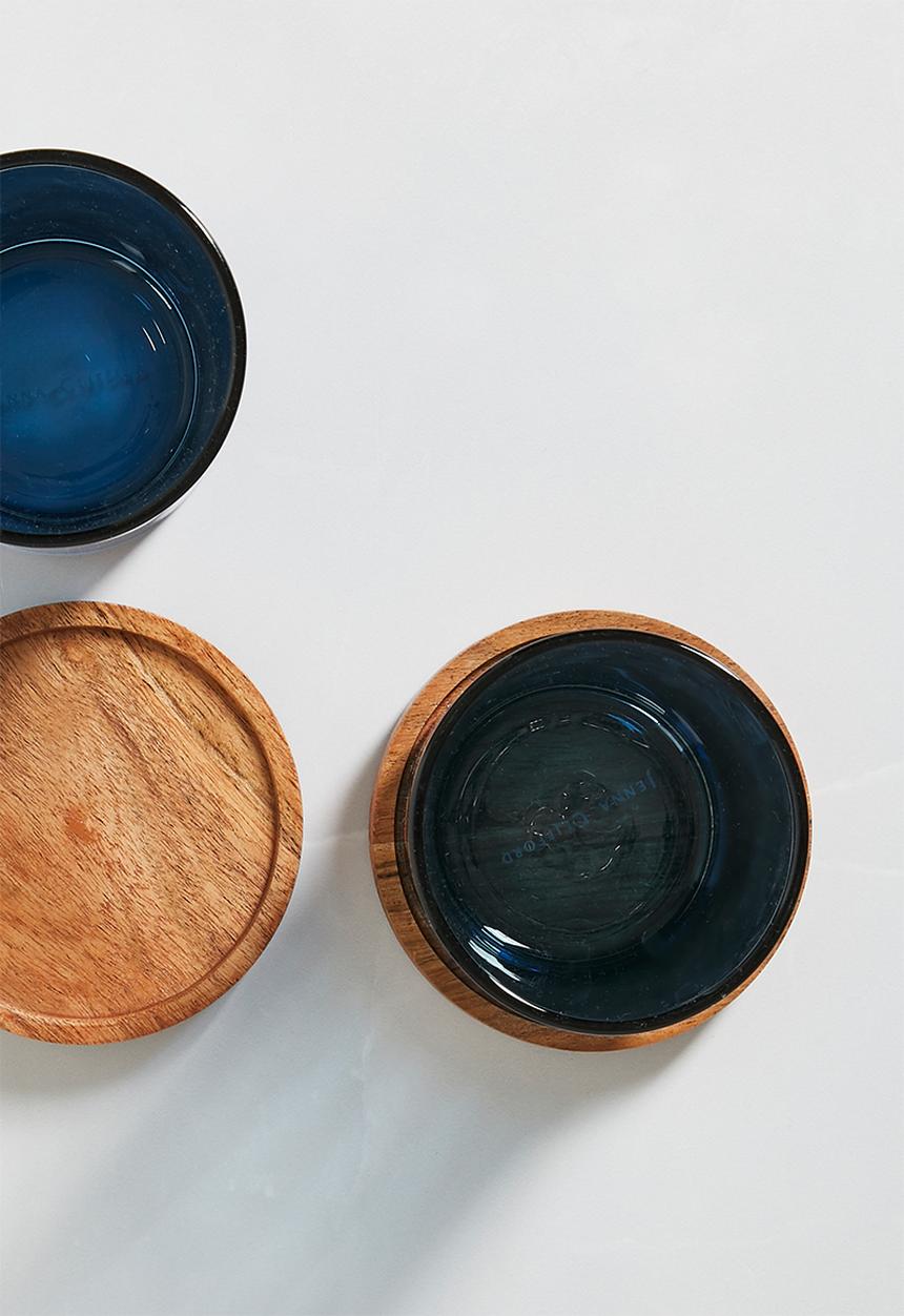 Sixth Floor - Round Wooden Coaster Set of 4 - Natural