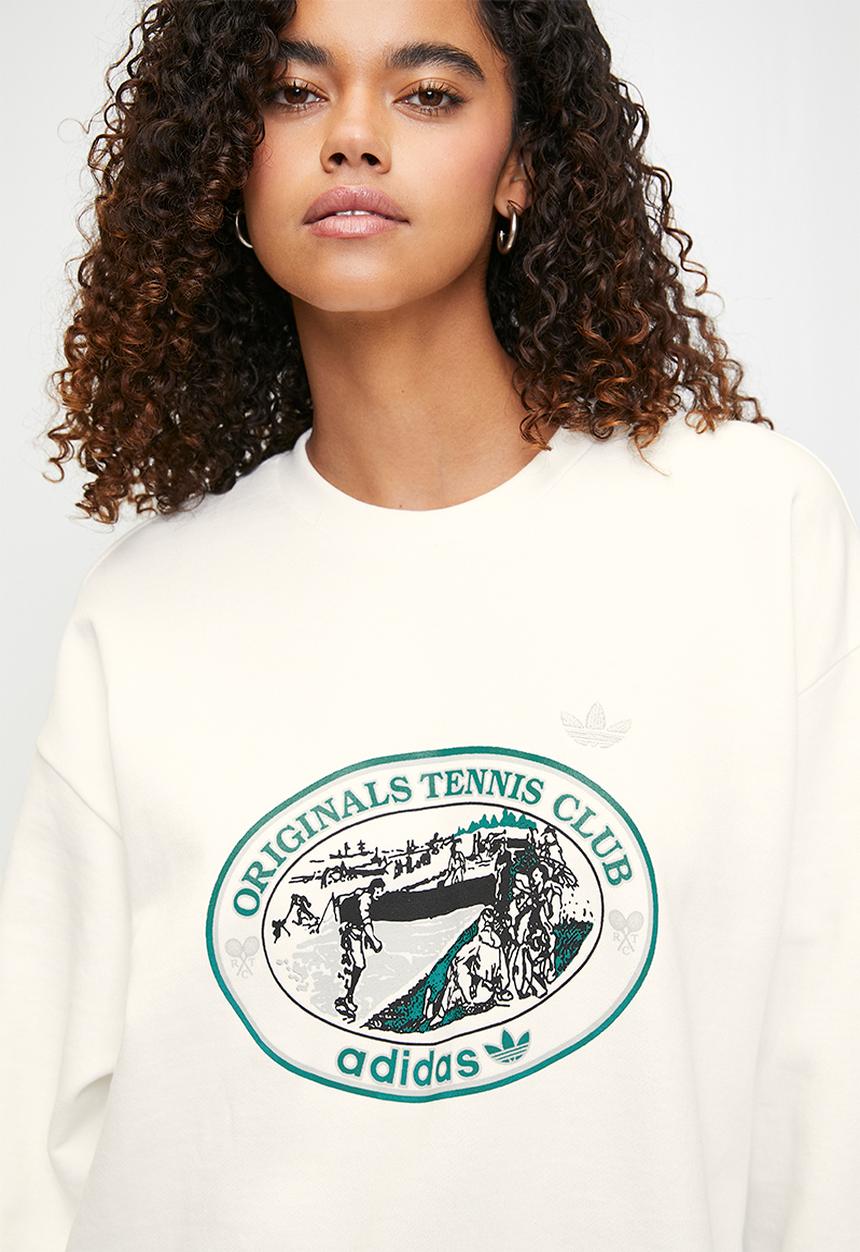 adidas Originals - Tennis Crew W - White