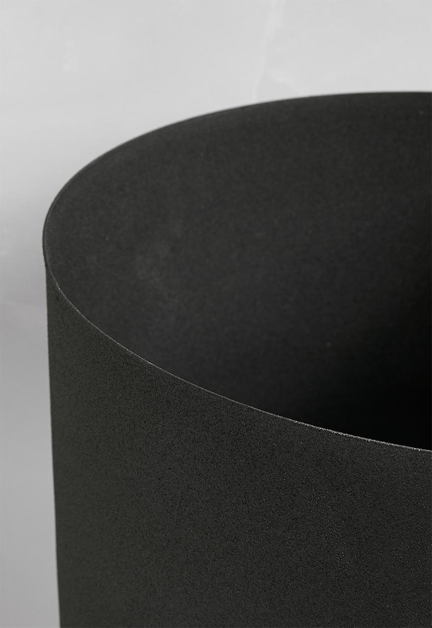 Sixth Floor - Round Standing Planter - Black