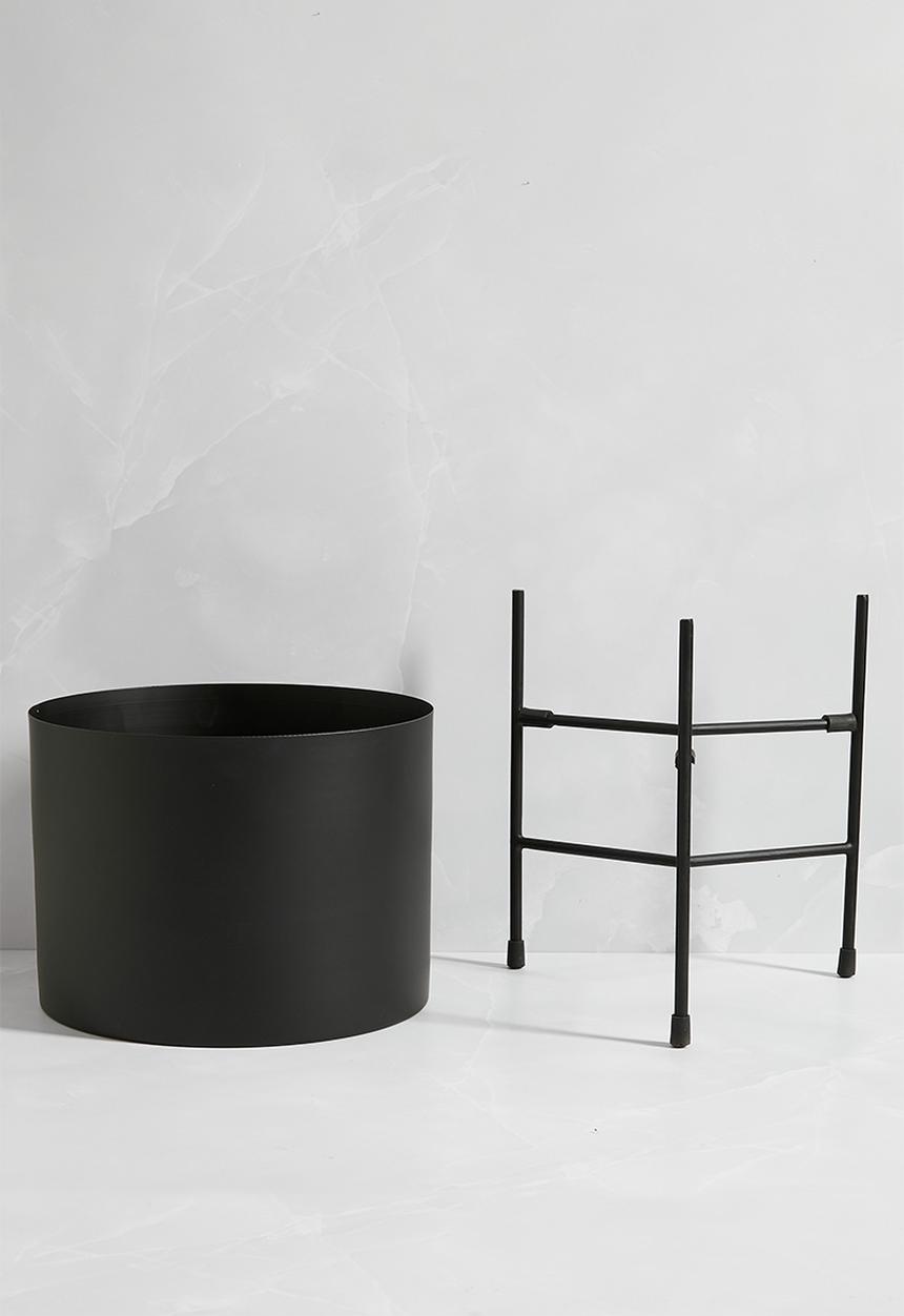 Sixth Floor - Planter on Stand - Black