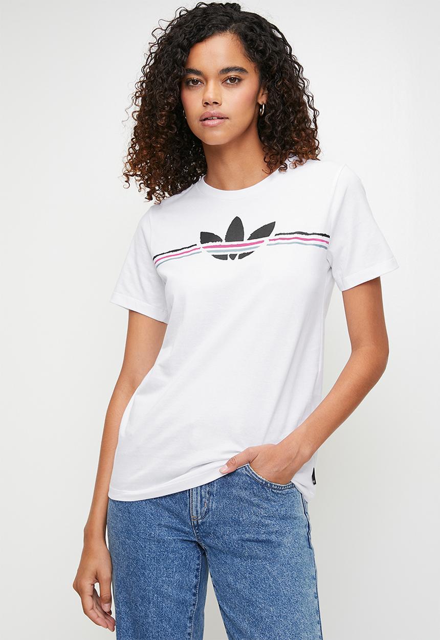 adidas Originals - 80S Logo T W - White