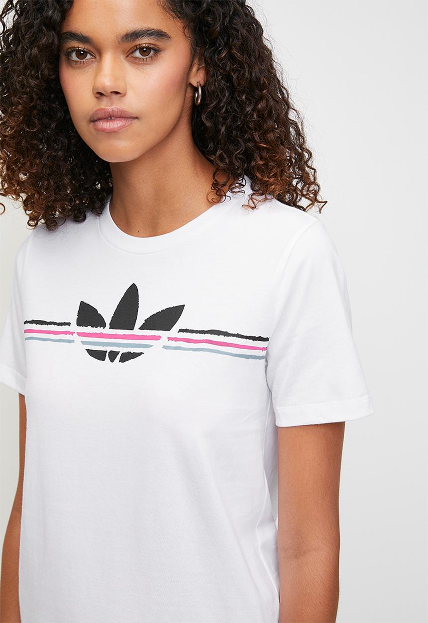 adidas Originals - 80S Logo T W - White