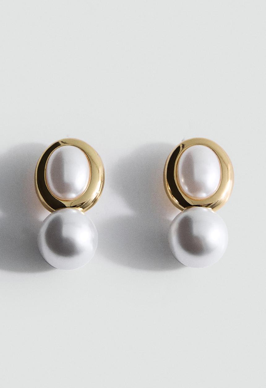 MANGO - Octavia earrings-gold