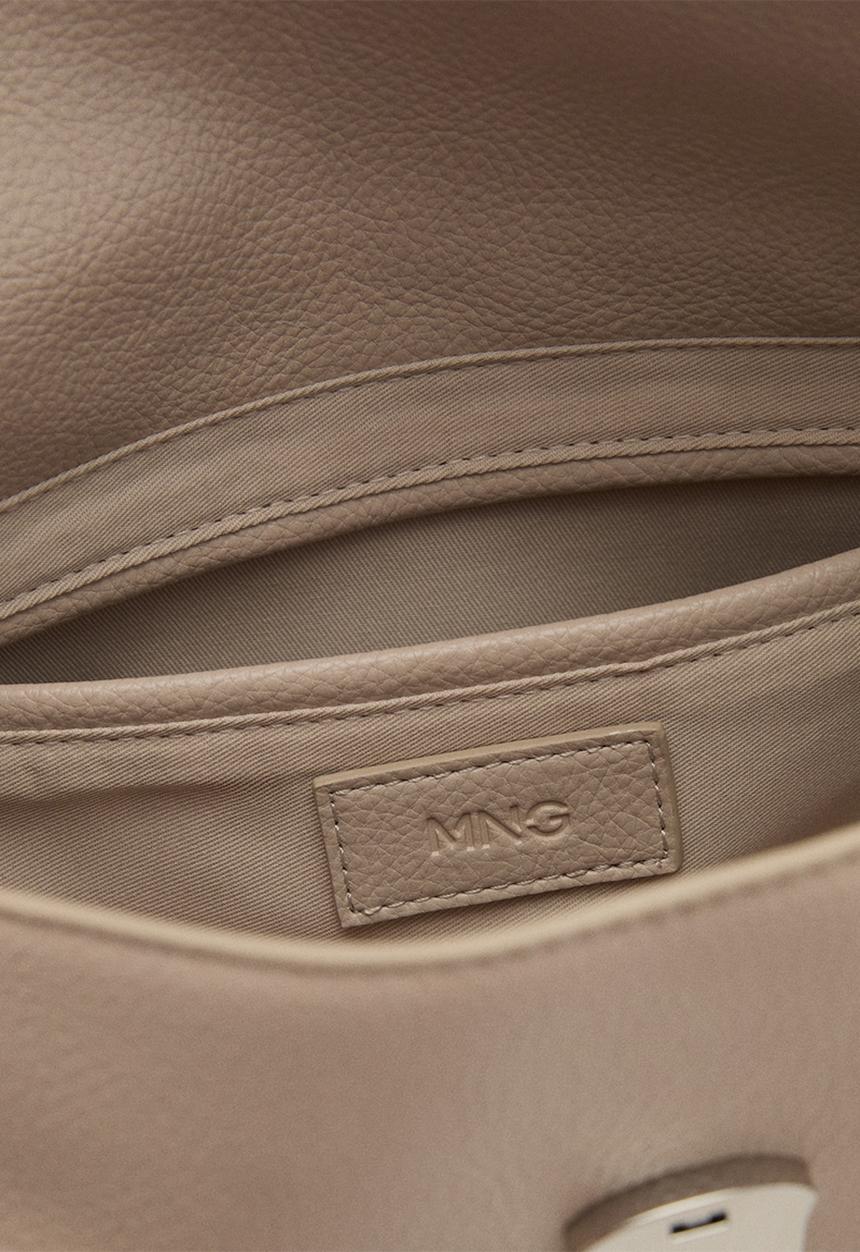 MANGO - Siena shoulder bag-natural