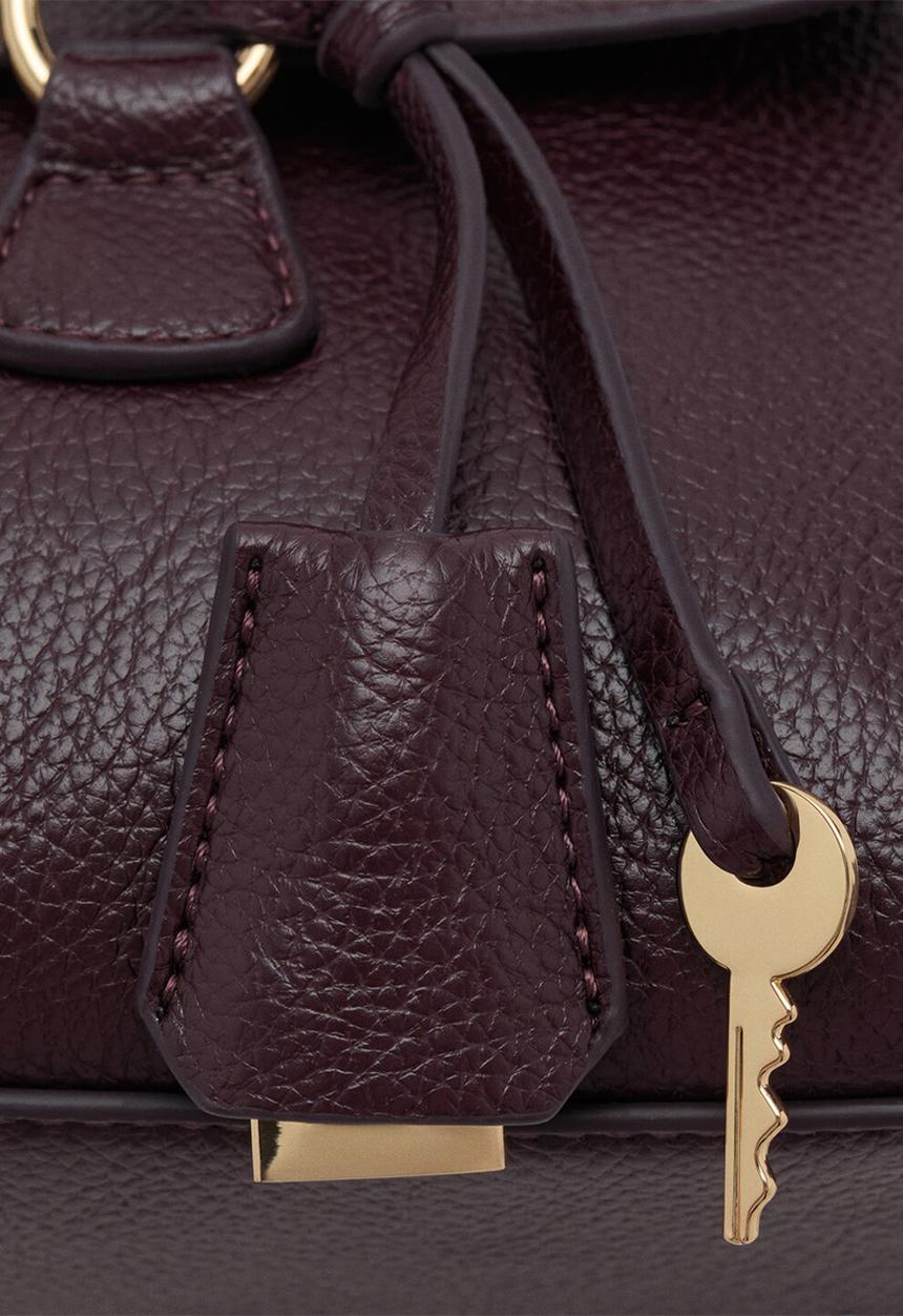 MANGO - Siena shoulder bag-dark red