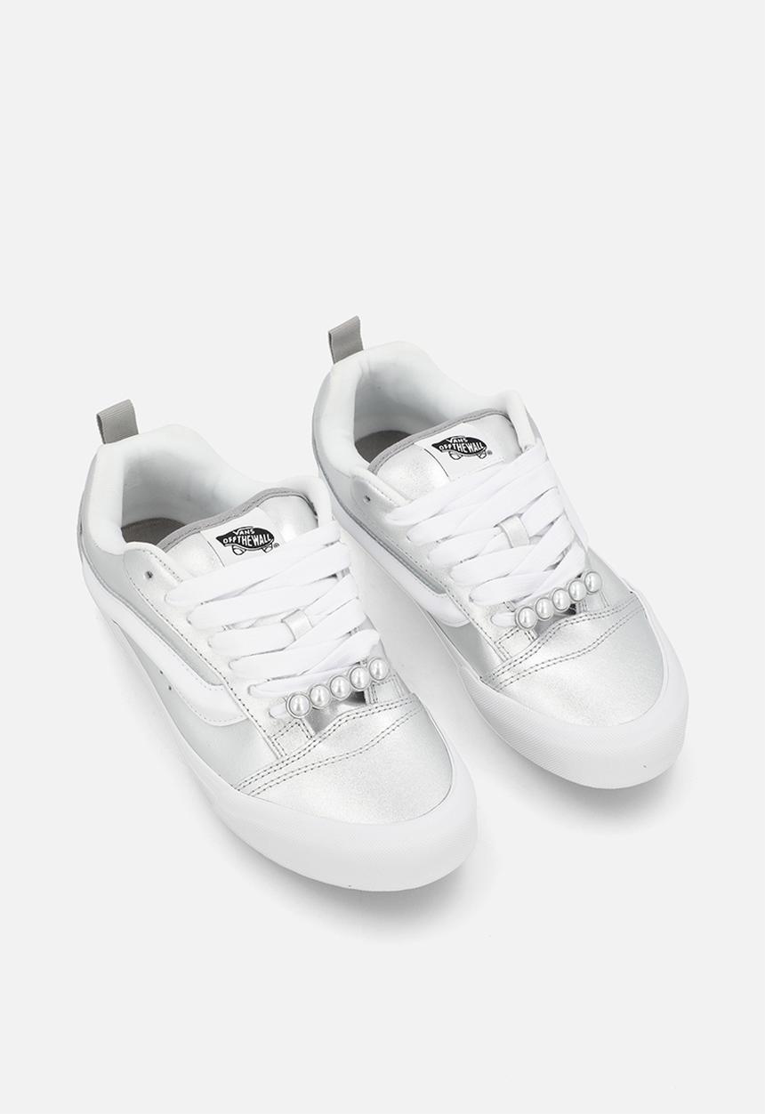 Vans - Knu Skool - Metallic Leather Silver