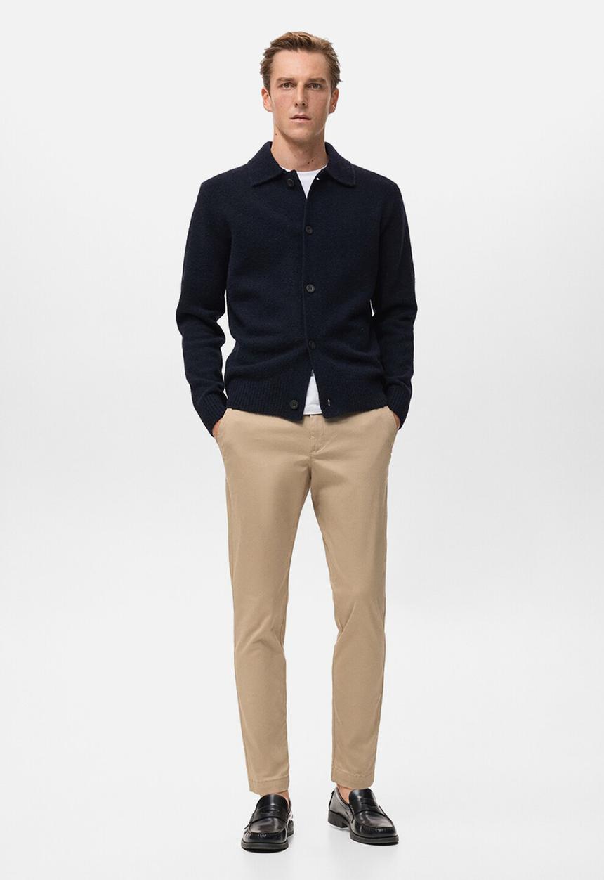MANGO - Trousers Prato - Beige