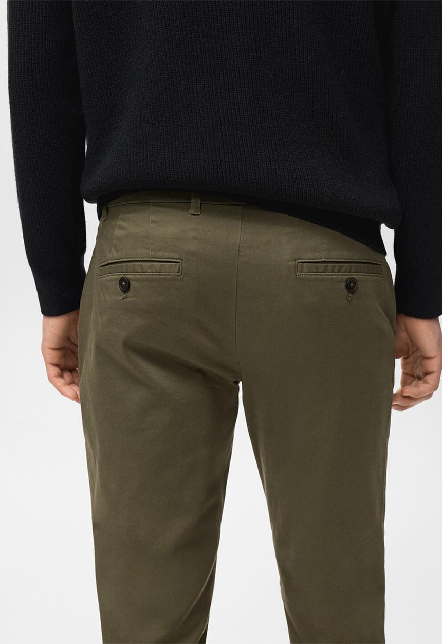 MANGO - Trousers Prato - Khaki