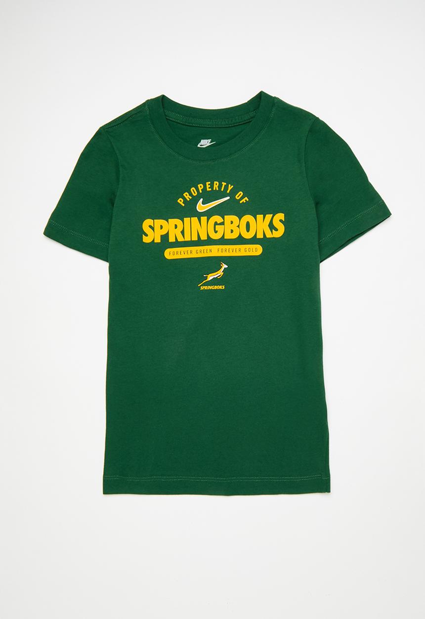 Nike - Spr ynk property of tee - gorge green/university gold