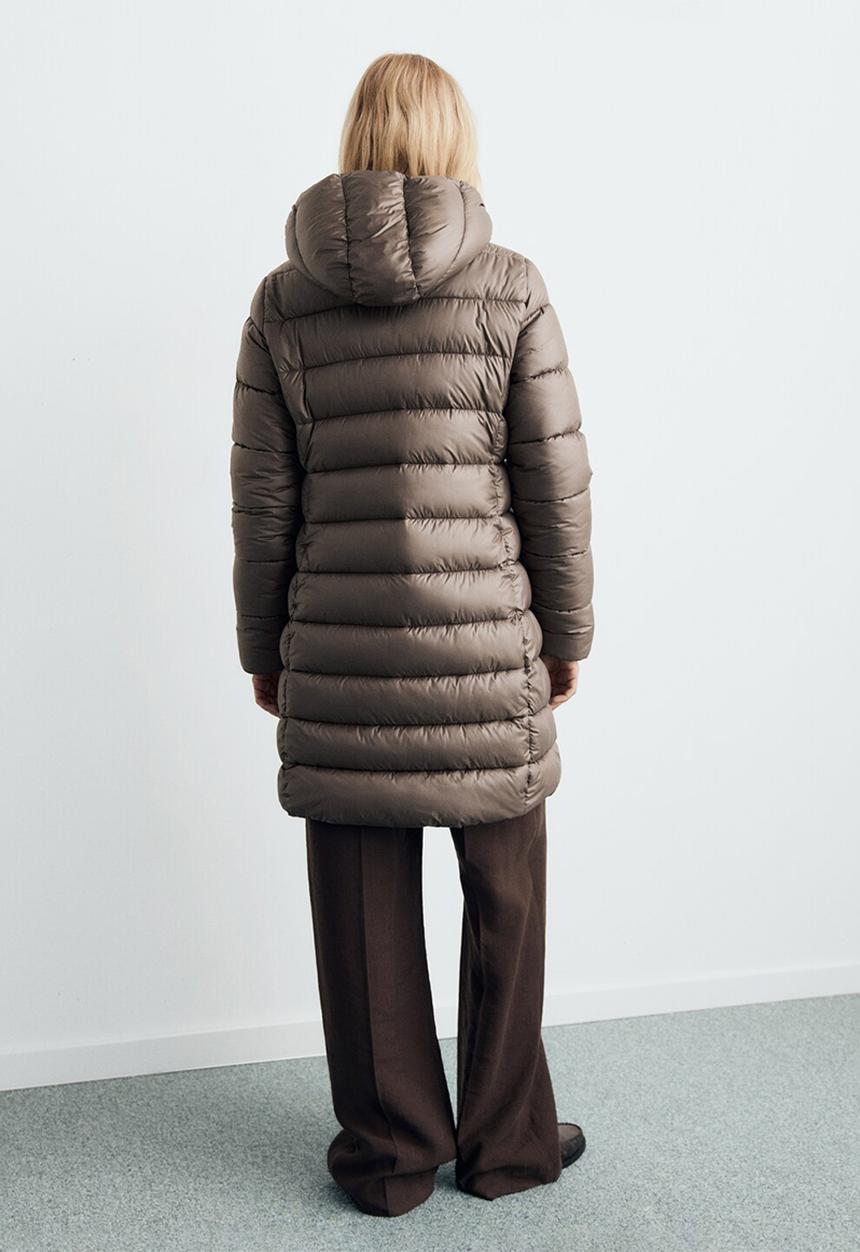 MANGO - Puffer coat bego - medium brown