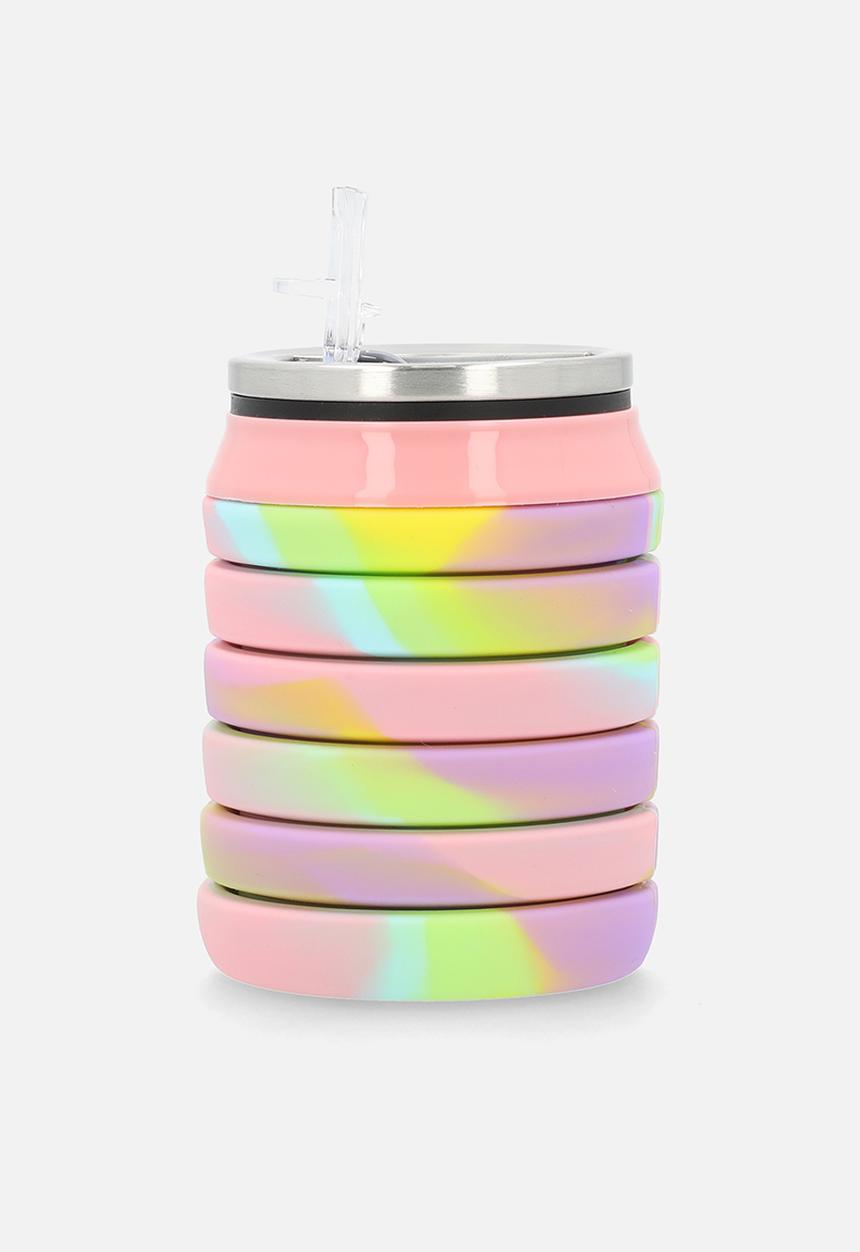 Pop Candy - Collapsible silicone water bottle - multicolour
