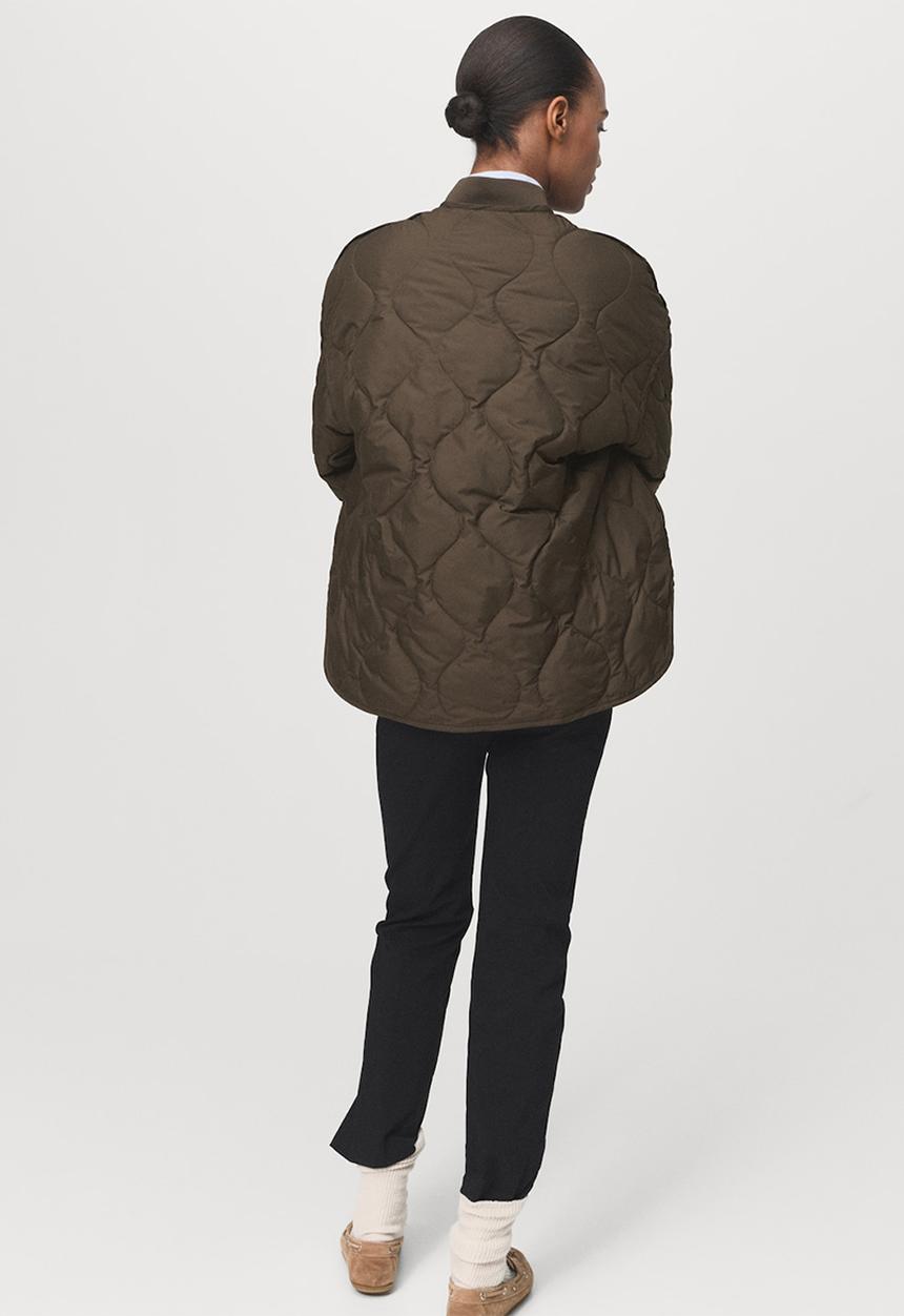 MANGO - Puffer coat nat - brown
