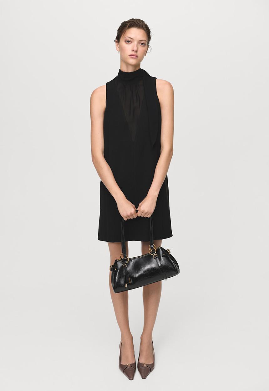 MANGO - Dress becca - black