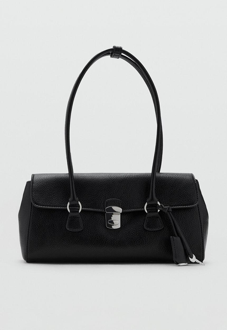 MANGO - Siena shoulder bag - black