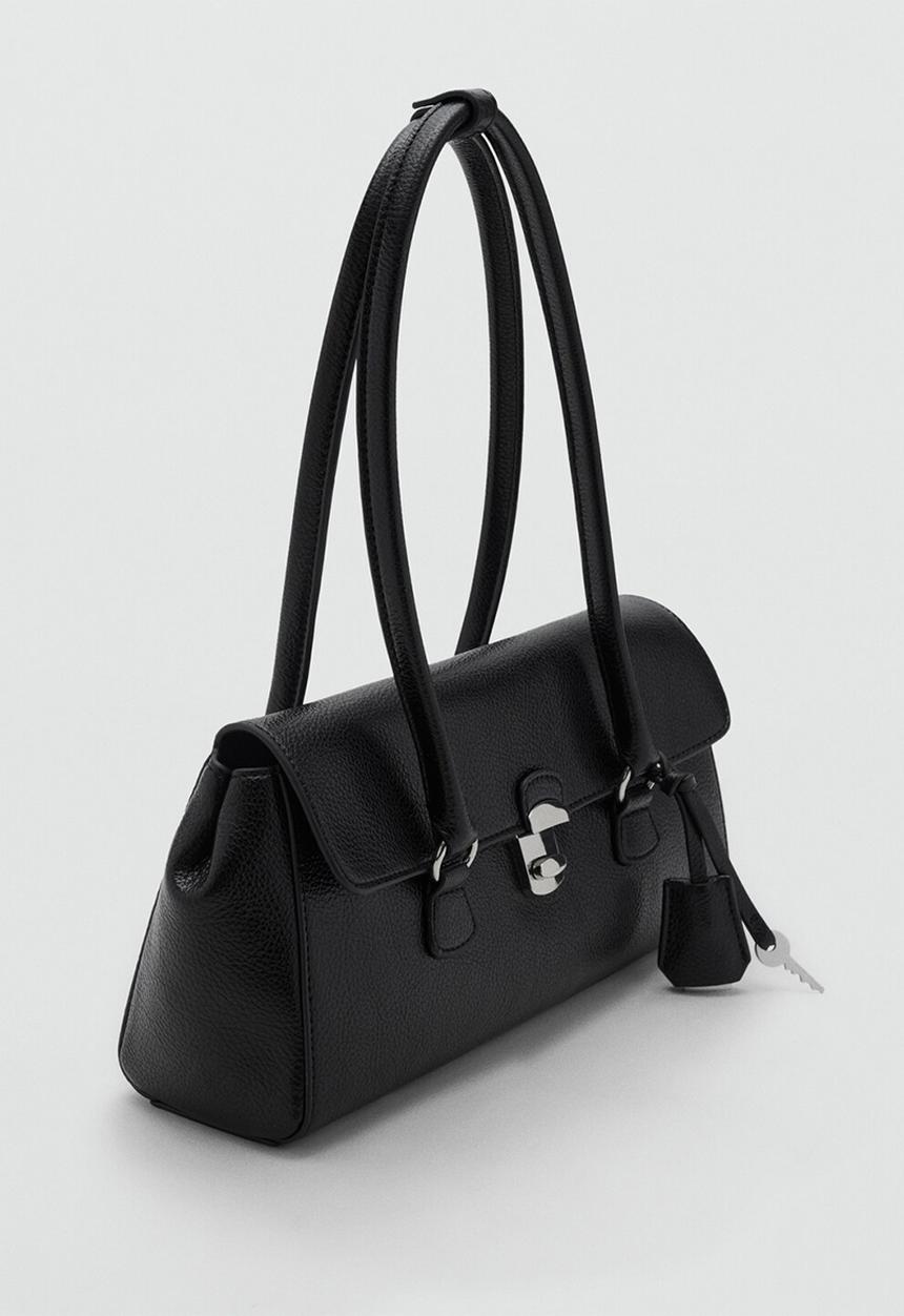 MANGO - Siena shoulder bag - black