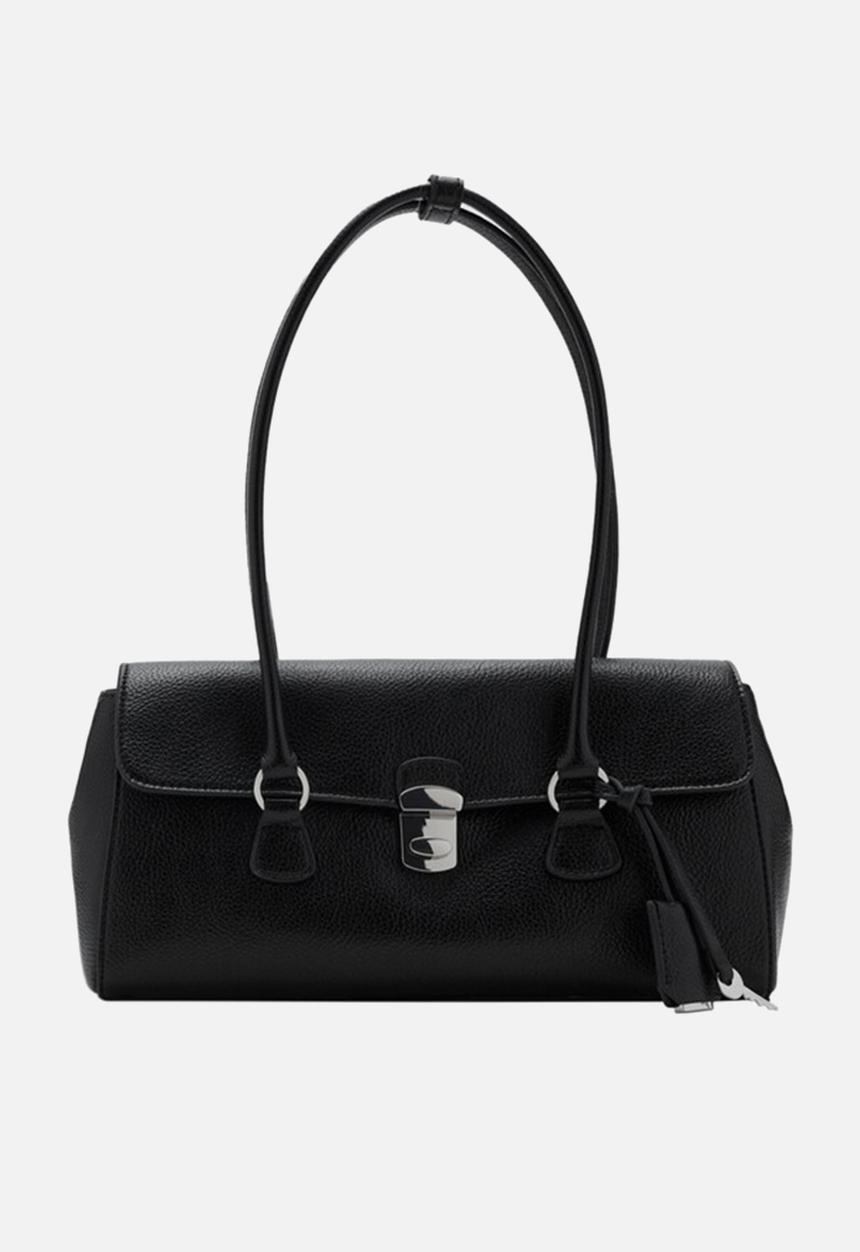 MANGO - Siena shoulder bag - black