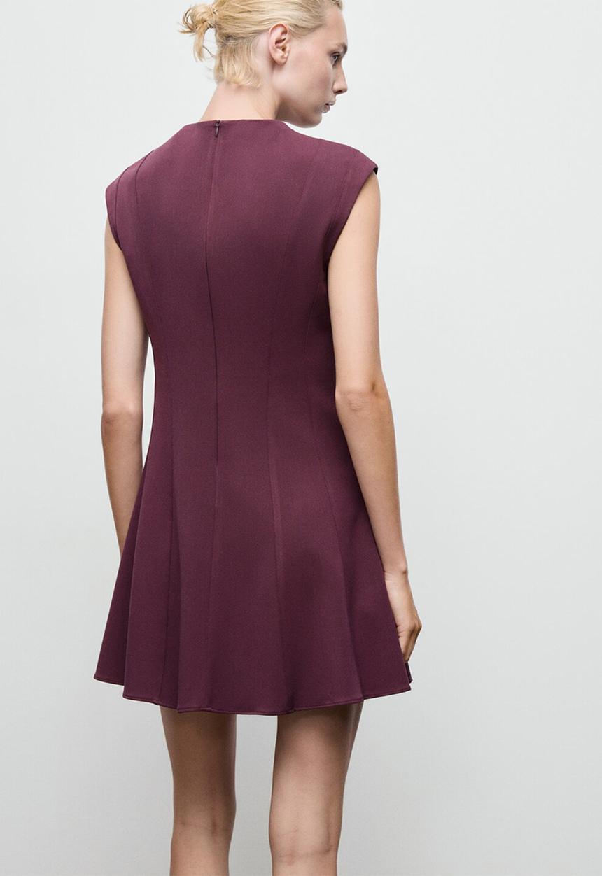 MANGO - Dress cati - dark red