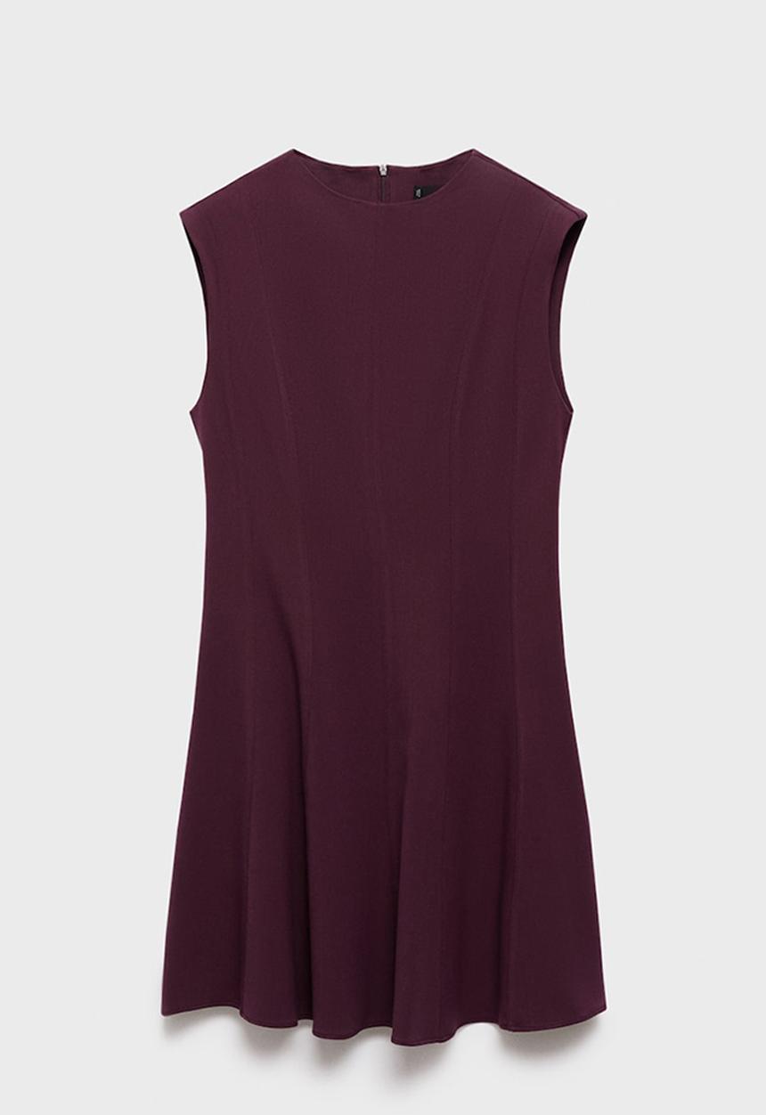 MANGO - Dress cati - dark red