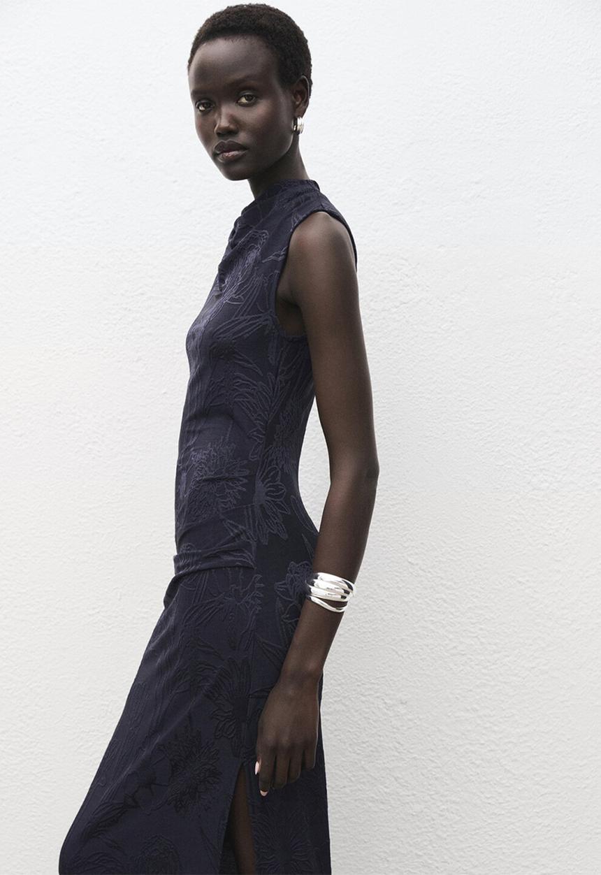 MANGO - Dress jackie - navy