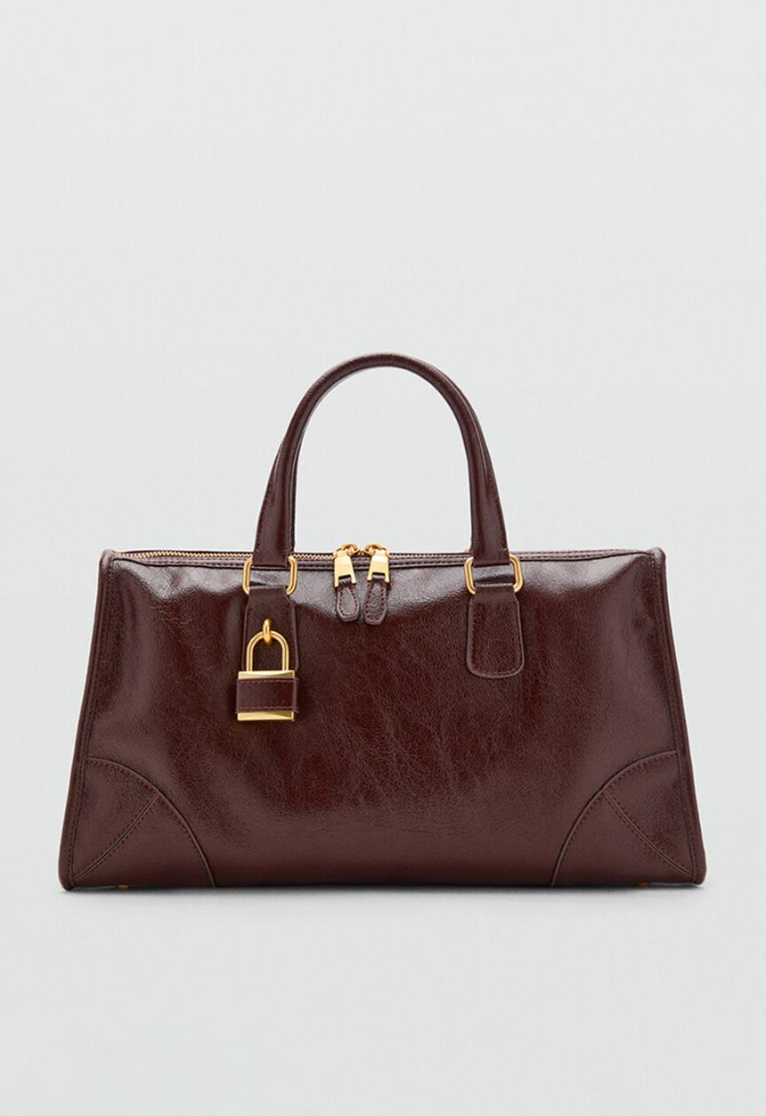MANGO - Agnes citybag - brown