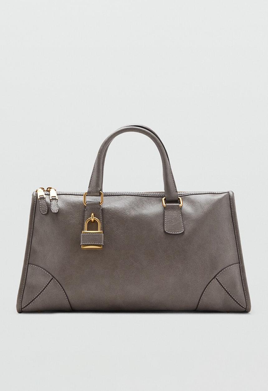 MANGO - Agnes citybag - grey