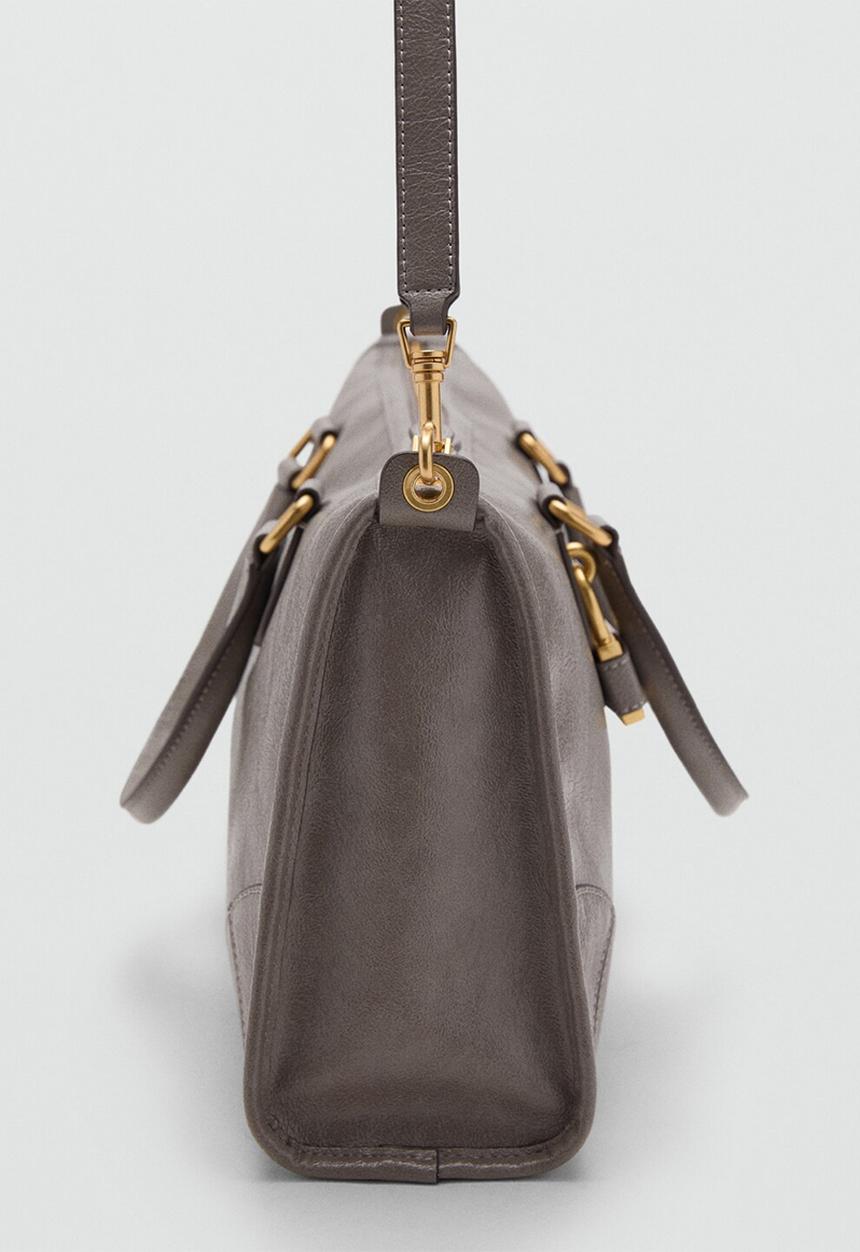 MANGO - Agnes citybag - grey