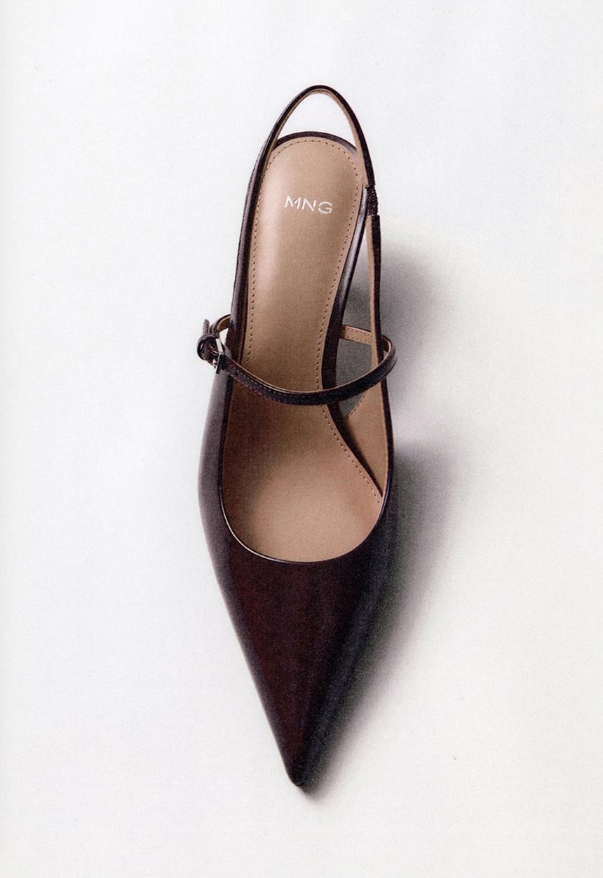 MANGO - Seth heel - dark brown