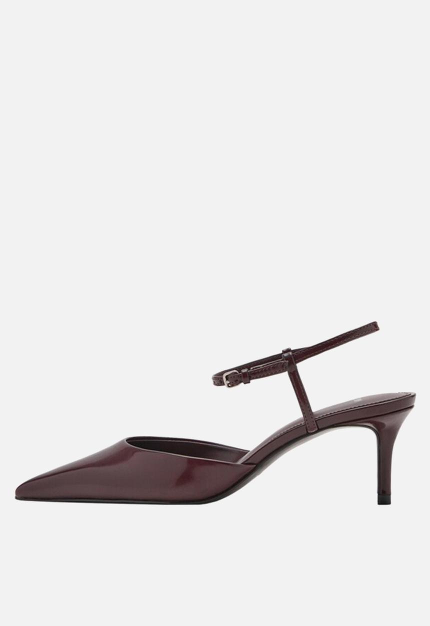 MANGO - Tesy heel - dark red