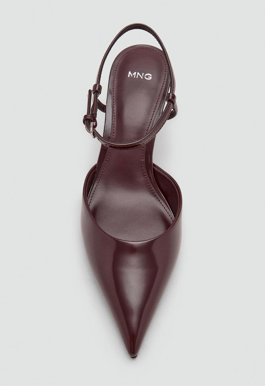 MANGO - Tesy heel - dark red