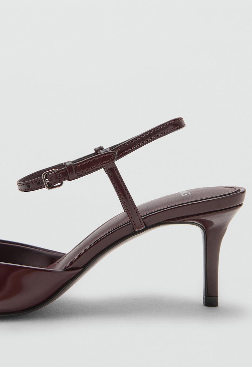 MANGO - Tesy heel - dark red