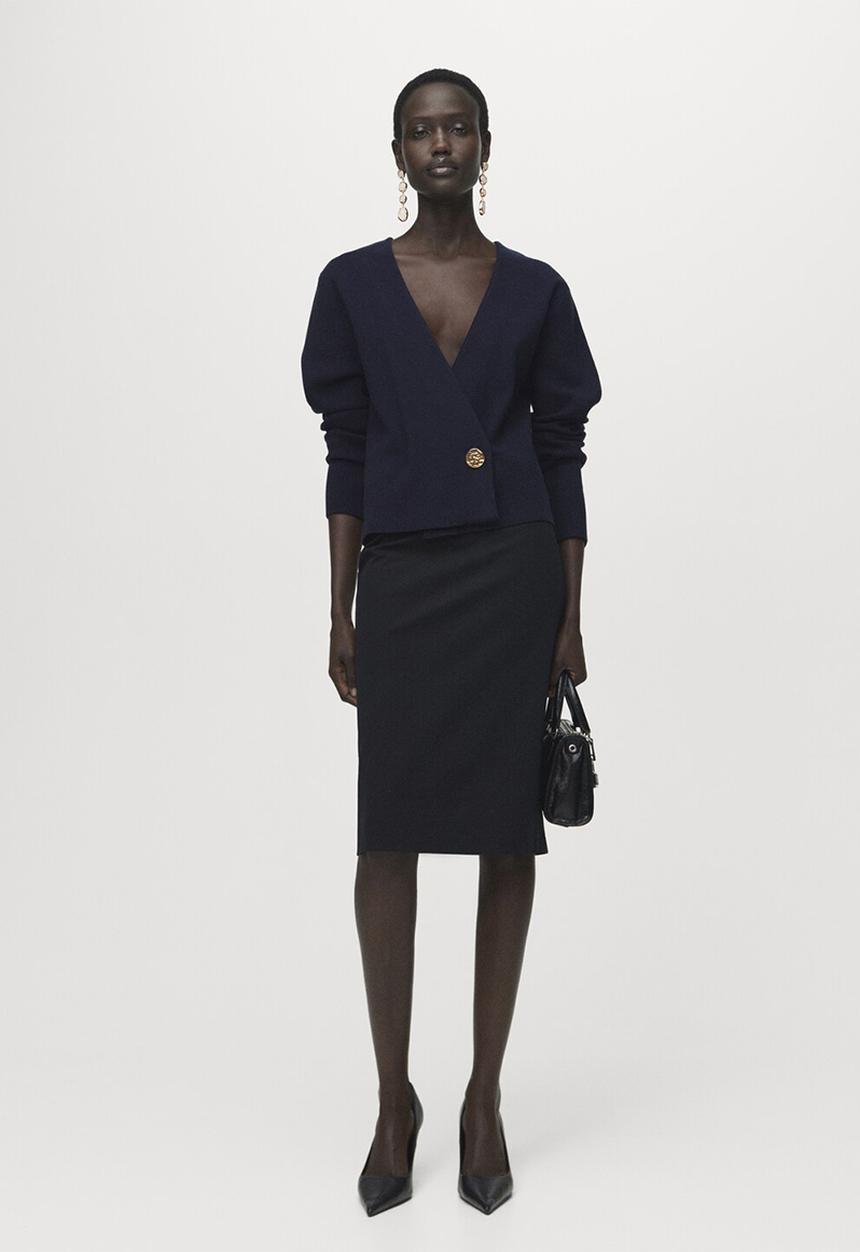 MANGO - Cardigan anita - navy