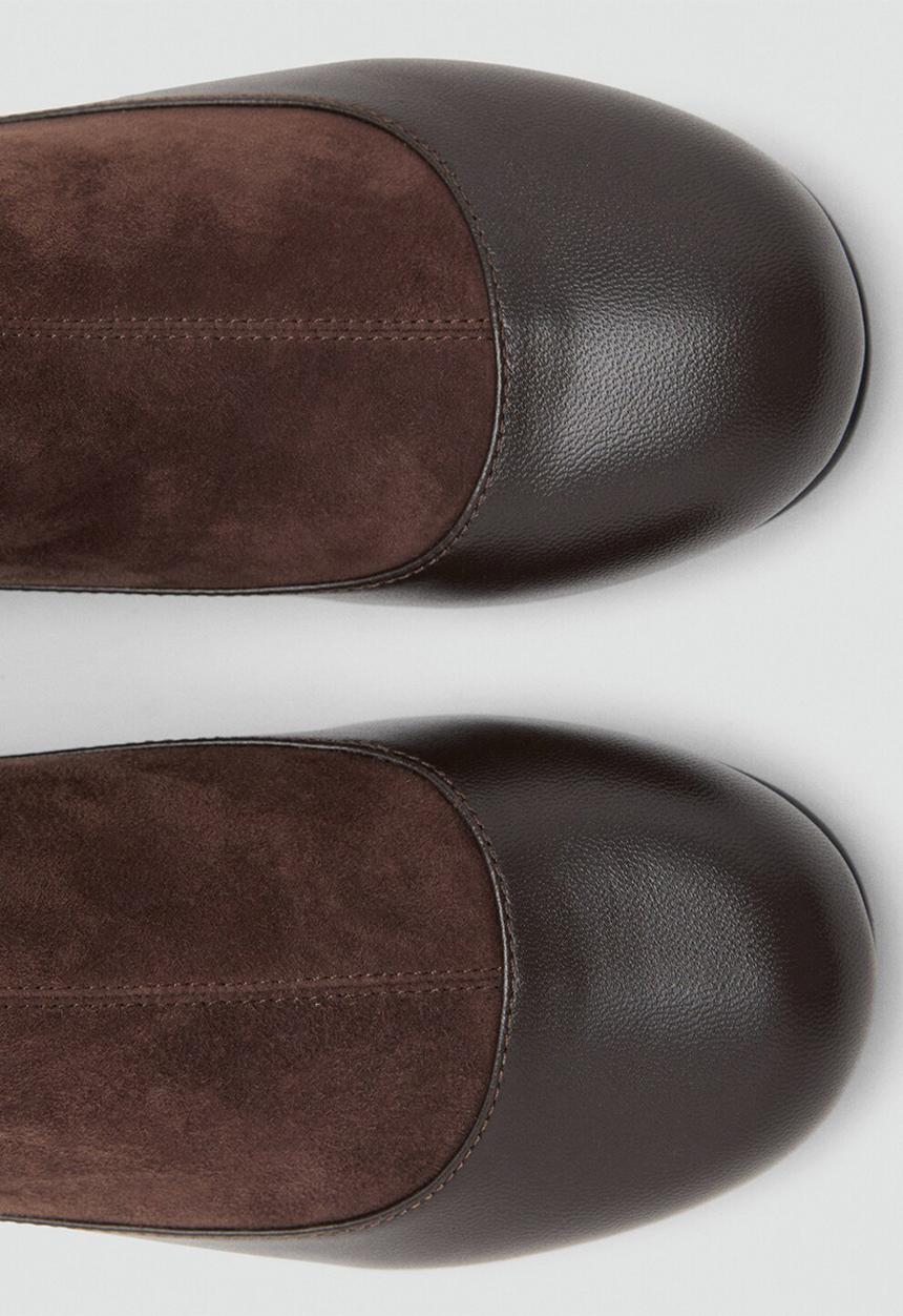 MANGO - Botina suede boot - dark brown