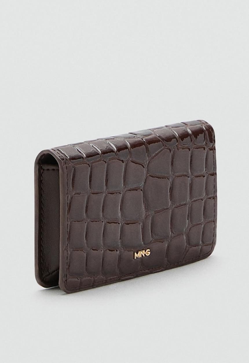MANGO - Dino wallet - dark brown