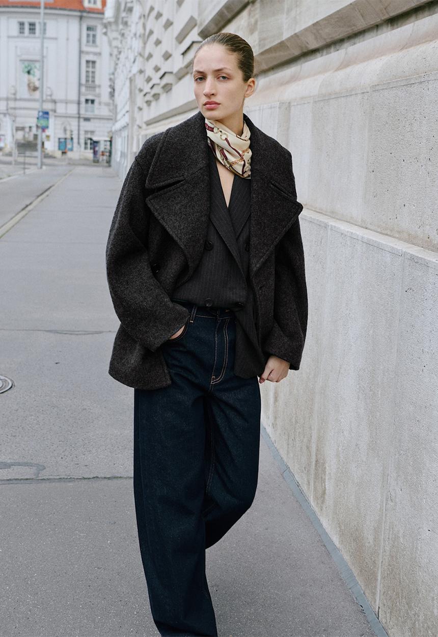 MANGO - Jeans charlot - open blue