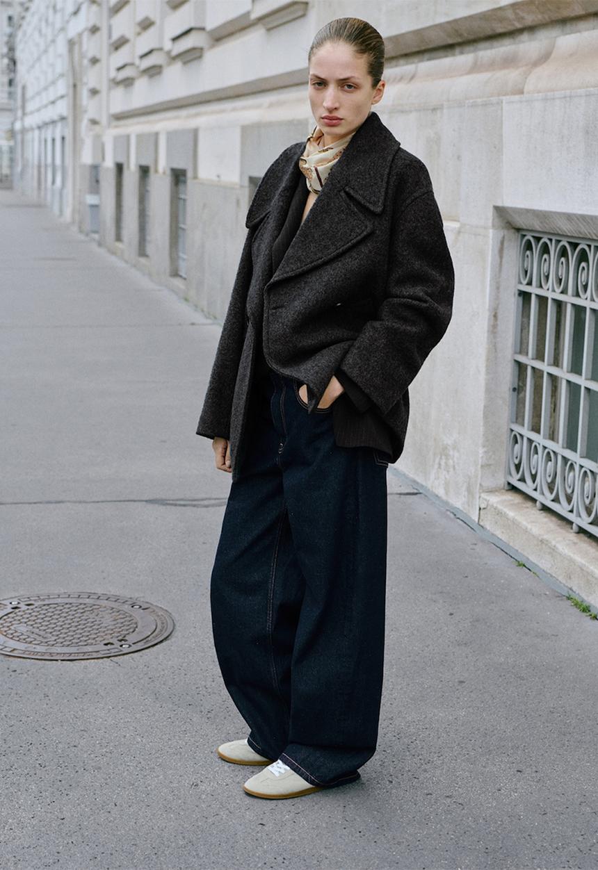 MANGO - Jeans charlot - open blue