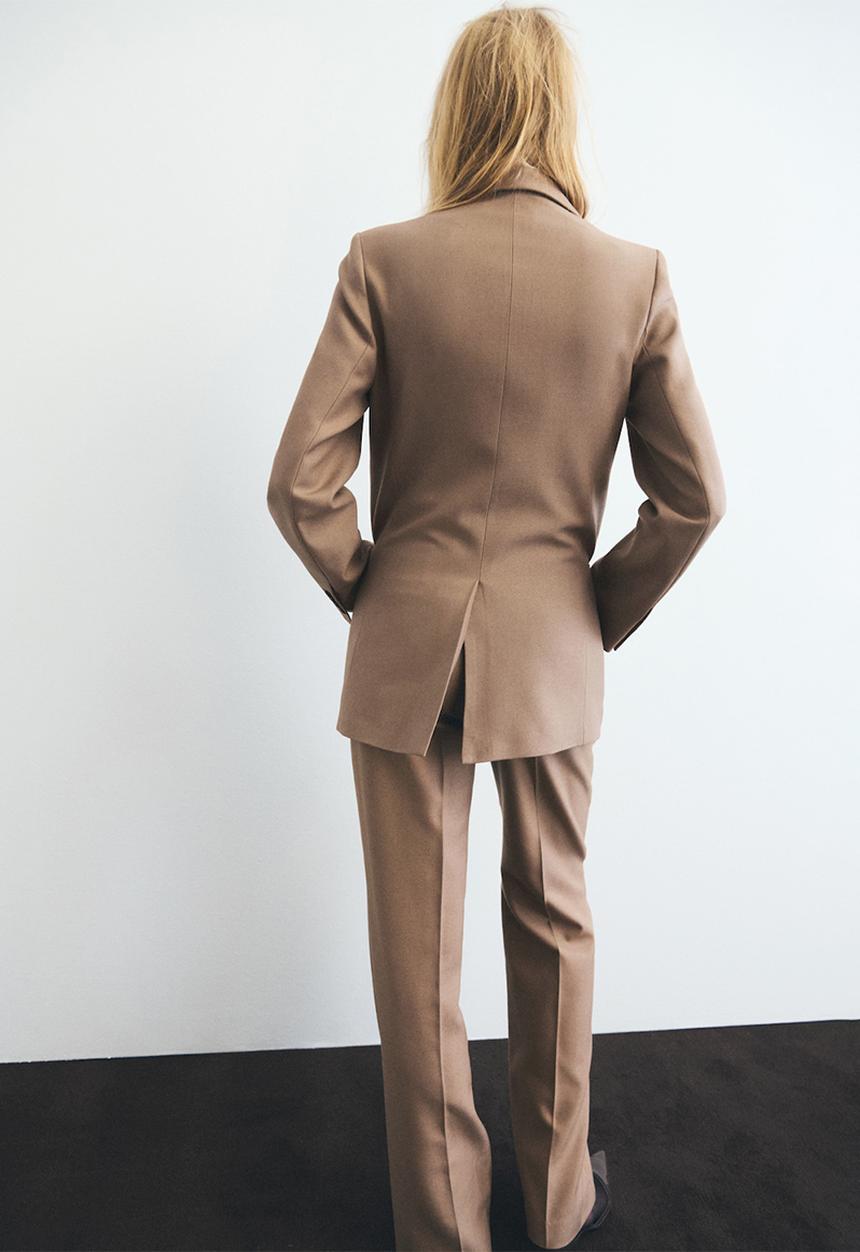 MANGO - Trousers natalie - medium brown