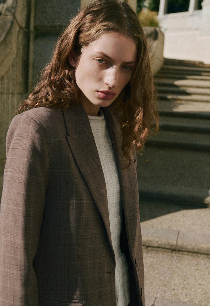 MANGO - Blazer katy - medium brown