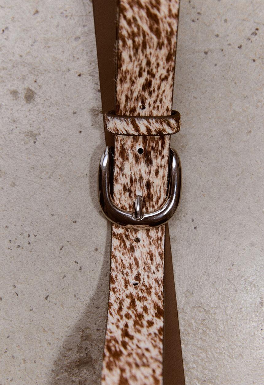 MANGO - Potro belt-brown