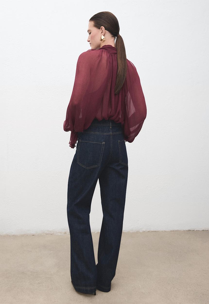 MANGO - Jeans evan - open blue