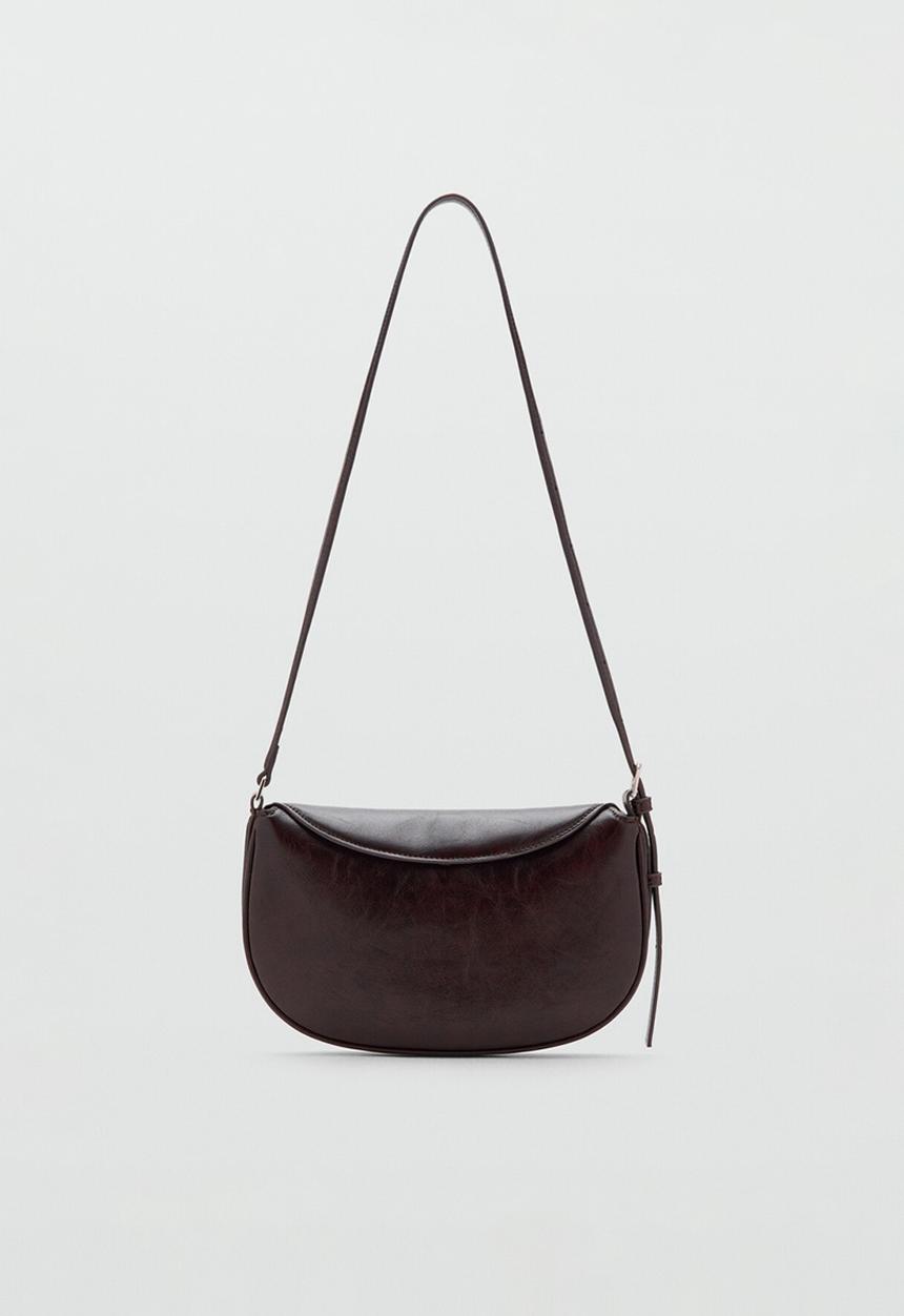 MANGO - Fortuna crossbody bag-dark brown