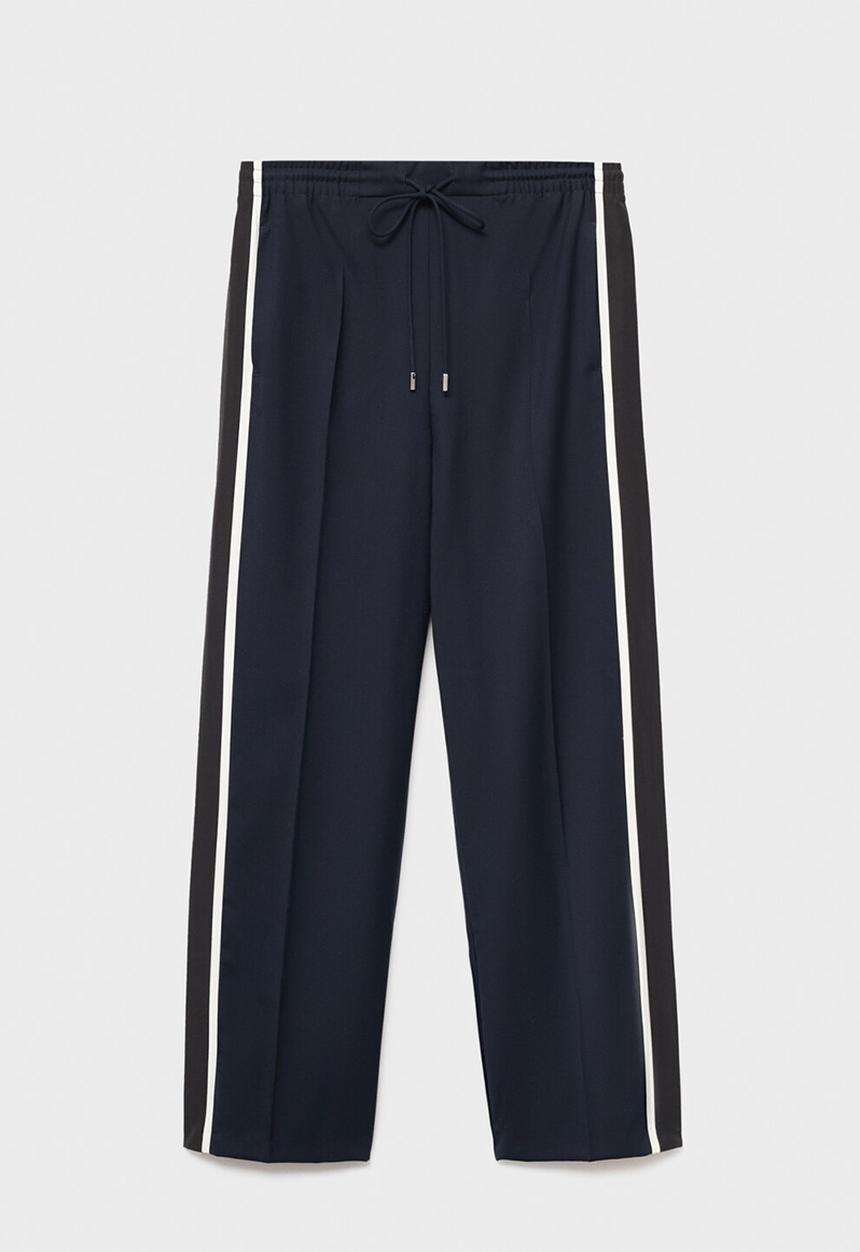 MANGO - Trousers massim - navy