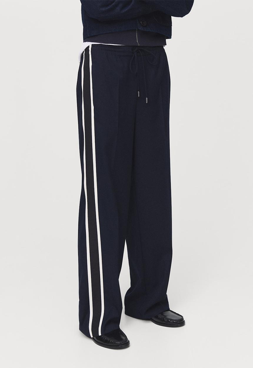 MANGO - Trousers massim - navy
