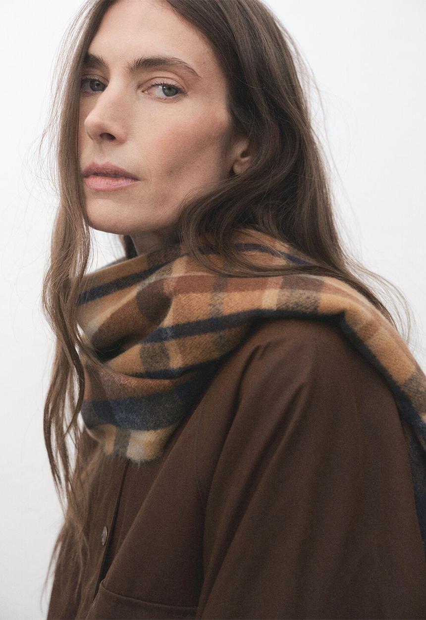 MANGO - Albillo scarf-brown