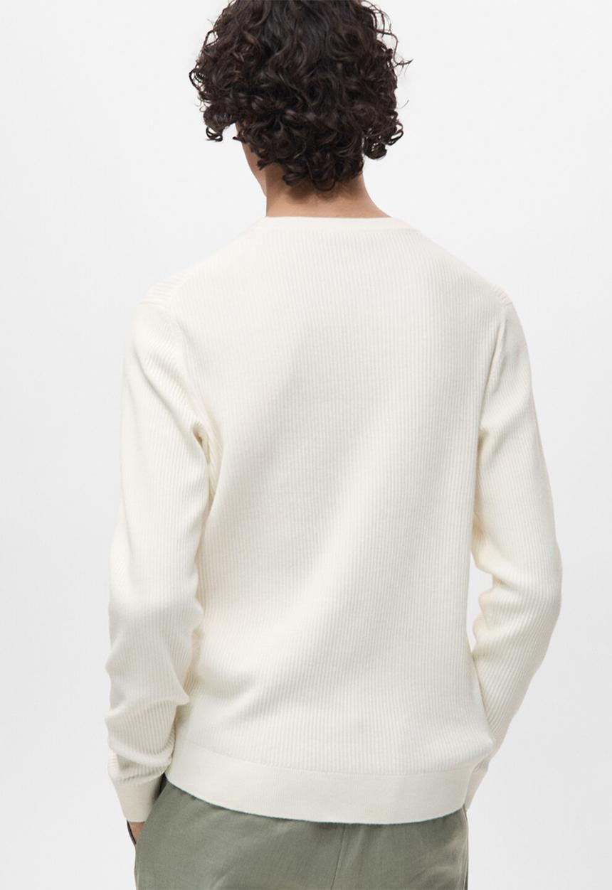 MANGO - Sweater Antigua - Off White