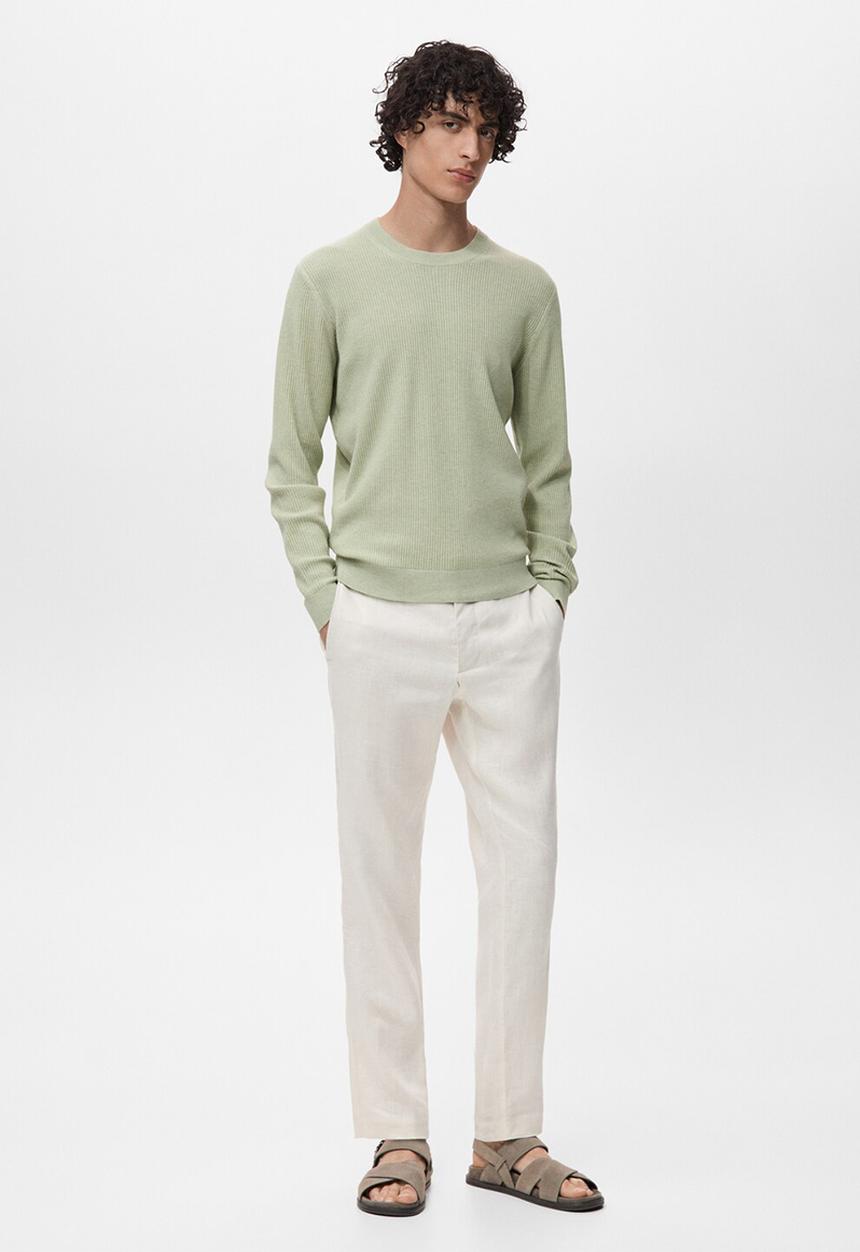 MANGO - Sweater Antigua - Green