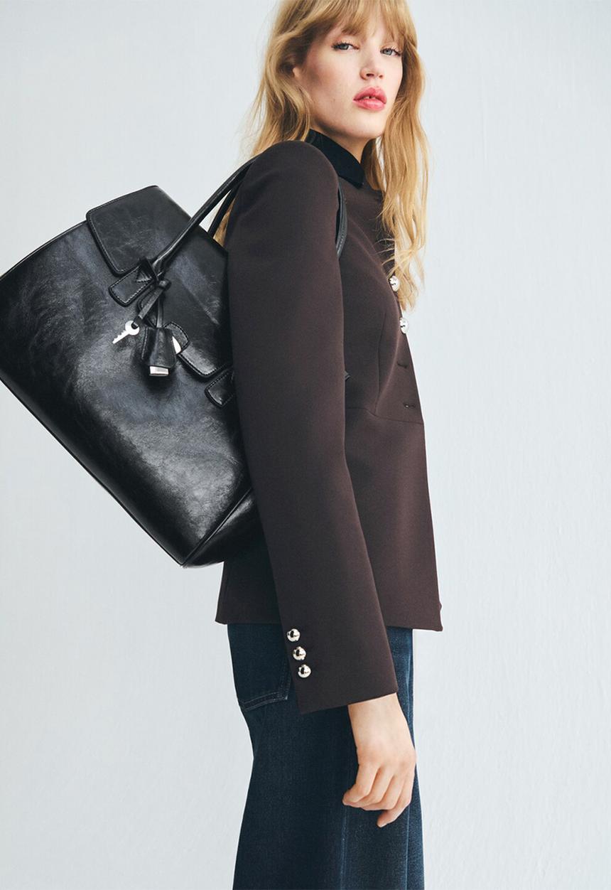 MANGO - Siena citybag -  black