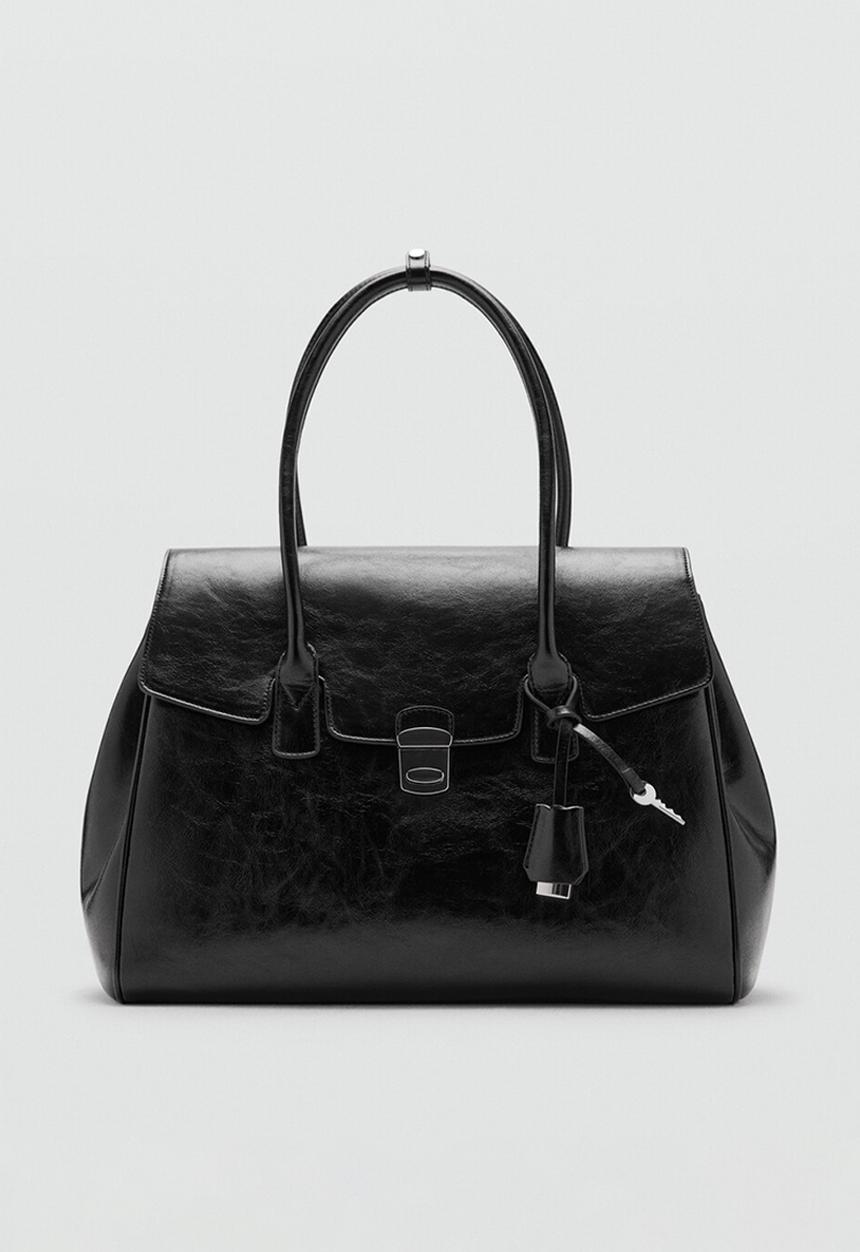 MANGO - Siena citybag -  black